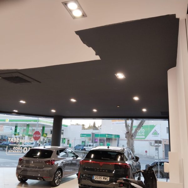 Interior de oficina de empresa pintada profesionalmente en Valencia por Pinturas y Decoraciones Castillo